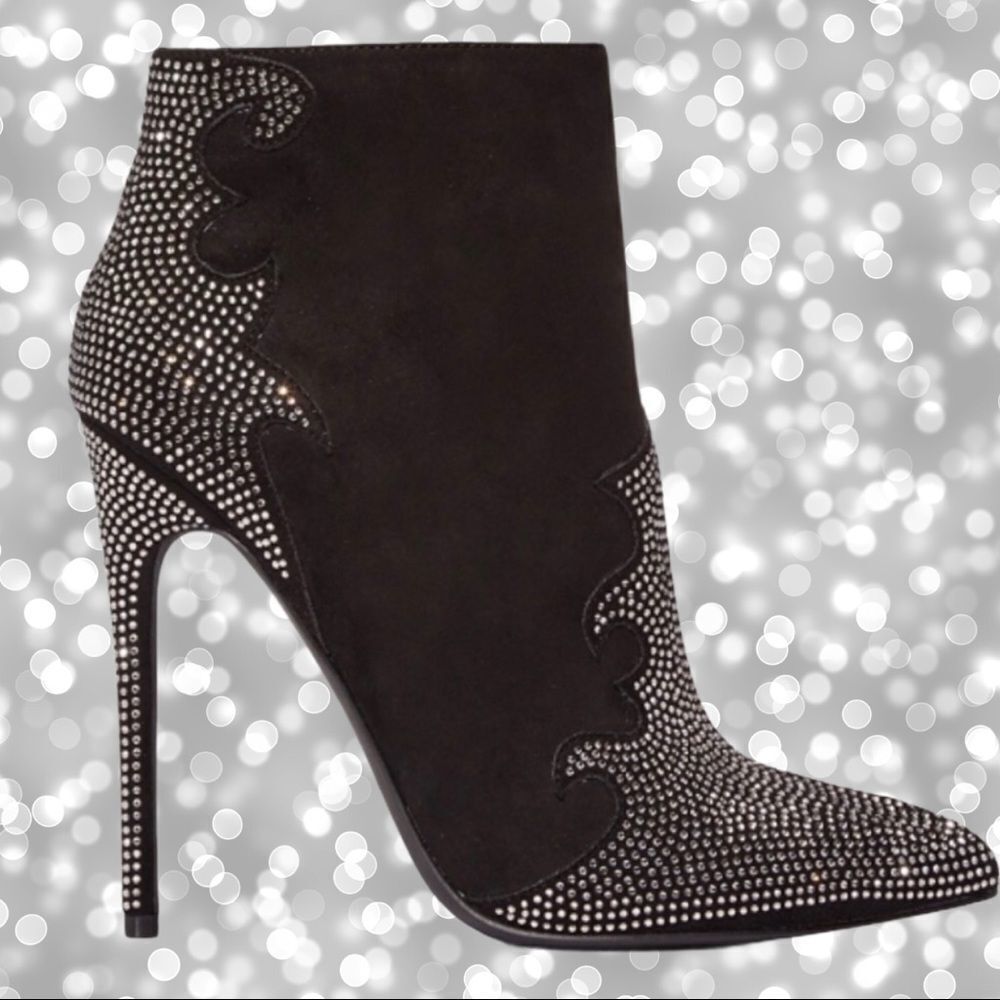 Just Fab beautiful  black 5” stilettos Nwot - Picture 5 of 13